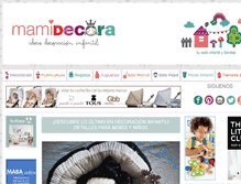 Tablet Screenshot of mamidecora.com